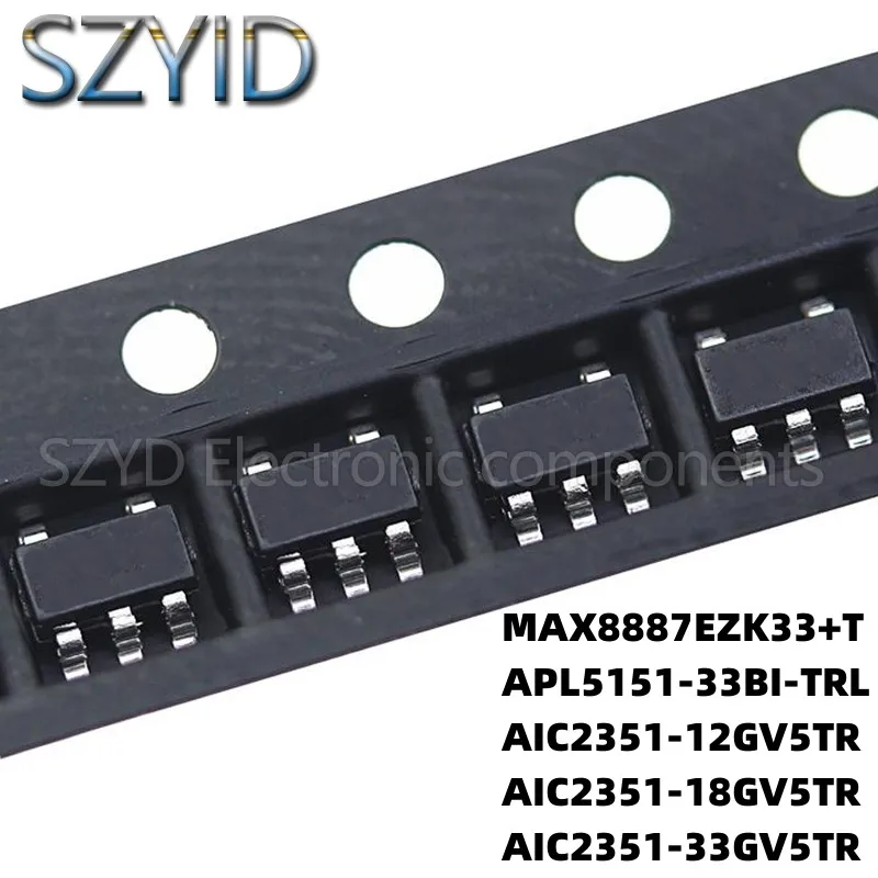 100PCS SOT23-5 MAX8887EZK33 + T APL5151-33BI-TRL AIC2351-12GV5TR AIC2351-18GV5TR AIC2351-33GV5TR
100PCS SOT23-5 MAX8887EZK33 + T APL5151-33BI-TRL AIC2351-12GV5TR AIC2351-18GV5TR AIC2351-33GV5TR