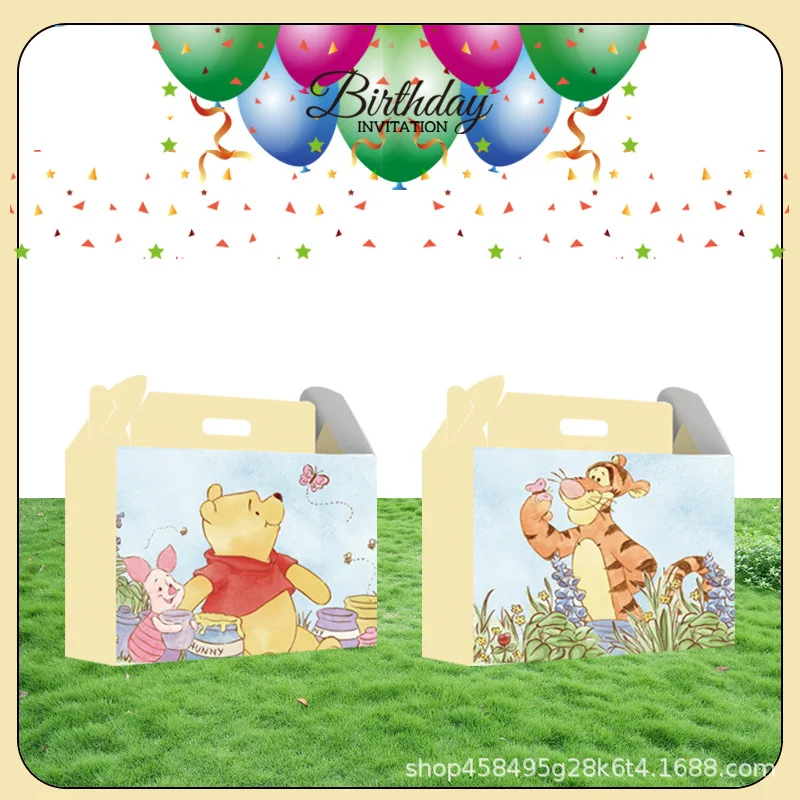 12pcs 17*13*8cm Disney Winnie The Pooh Themed Children'S Party Decorated Candy Gift Box Horn Box Handheld Box
12pcs 17*13*8cm Disney Winnie The Pooh Themed Children'S Party Decorated Candy Gift Box Horn Box Handheld Box