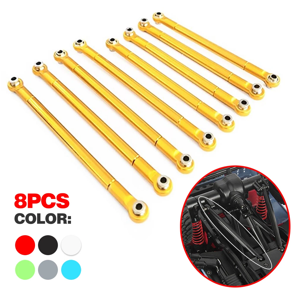 RC 1/12 8 шт. металлический Тяговый стержень звеньевой стержень для масштаба 1:12 модель автомобиля MN86S MN86 MN86KS MN86K MN G500 обновленные детали аксессуары
RC 1/12 8 шт. металлический Тяговый стержень звеньевой стержень для масштаба 1:12 модель автомобиля MN86S MN86 MN86KS MN86K MN G500 обновленные детали аксессуары