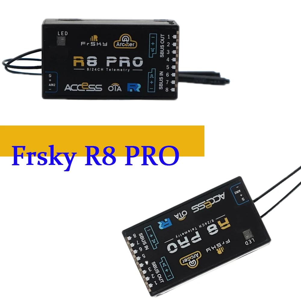 Приемник OTA доступа FrSky 2,4 ГГц ARCHER R8 Pro, 8 высокоточных каналов PWM S.Port/F. Порт, защита от помех для РУ FPV дронов
Приемник OTA доступа FrSky 2,4 ГГц ARCHER R8 Pro, 8 высокоточных каналов PWM S.Port/F. Порт, защита от помех для РУ FPV дронов