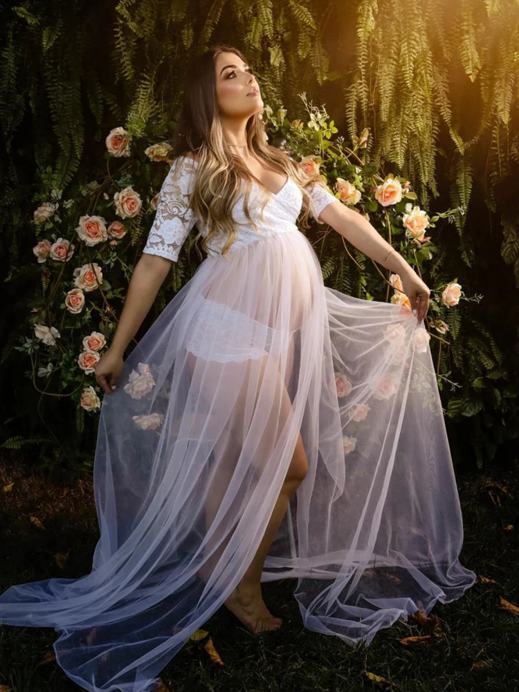 See-through Maternity Dresses for Photo Shoot Lace Pregnant Dress for Photography Pregnancy Photoshoot Dress
See-through Maternity Dresses for Photo Shoot Lace Pregnant Dress for Photography Pregnancy Photoshoot Dress