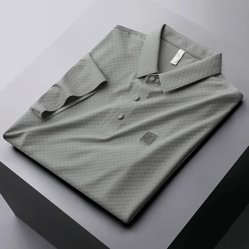 Brand Embroidery Ice Silk Breathable POLO Shirt Men's Short Sleeve Top 2023 Summer Fashion Korean casual business T-shirt
Brand Embroidery Ice Silk Breathable POLO Shirt Men's Short Sleeve Top 2023 Summer Fashion Korean casual business T-shirt