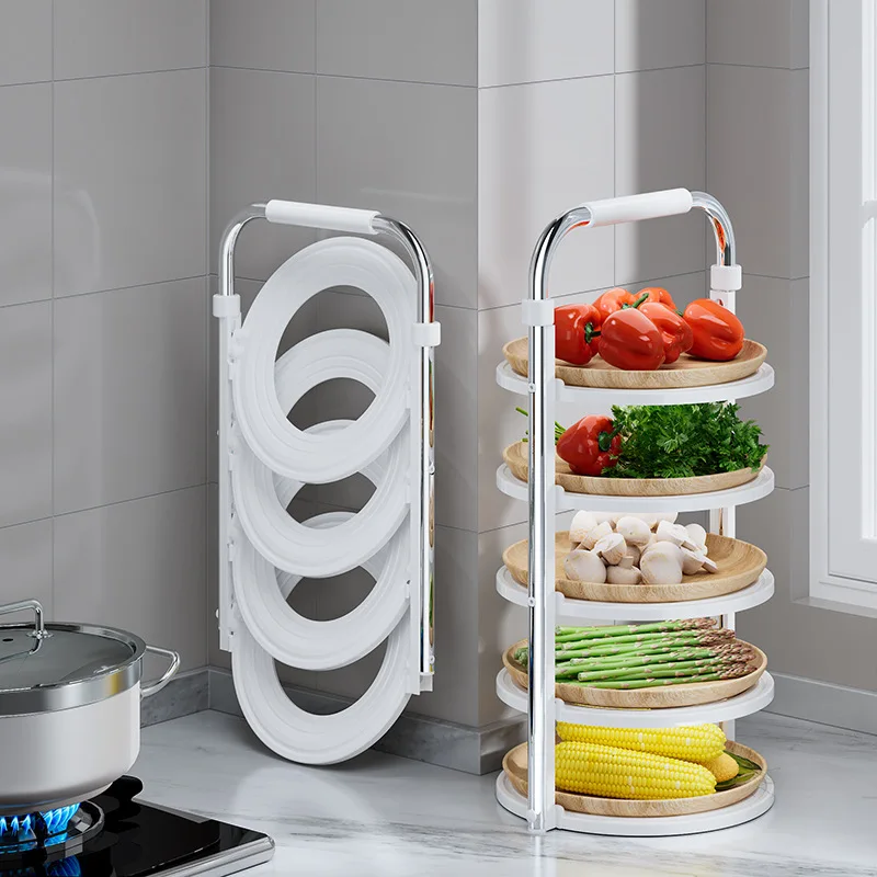Kitchen Food Preparation Racks Foldable Multi-layer Household Dishes Storage Creative Hot Pot Side Dishes Racks Cooking Tools
Kitchen Food Preparation Racks Foldable Multi-layer Household Dishes Storage Creative Hot Pot Side Dishes Racks Cooking Tools