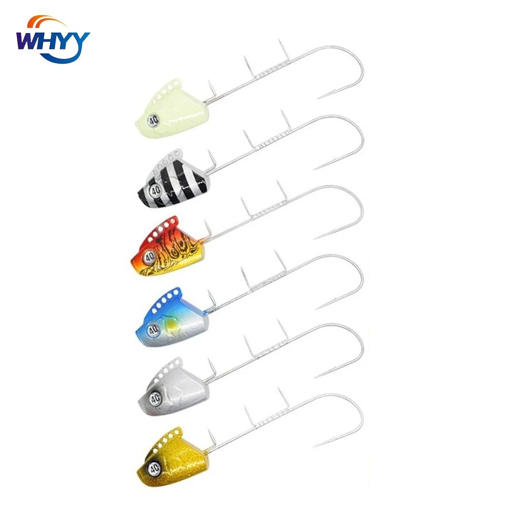 WHYY Road Asia Pacific Saury with Fish Hook Luminous Lead Two Hooks 40g 50g 60g Fish Head Hook
WHYY Road Asia Pacific Saury with Fish Hook Luminous Lead Two Hooks 40g 50g 60g Fish Head Hook