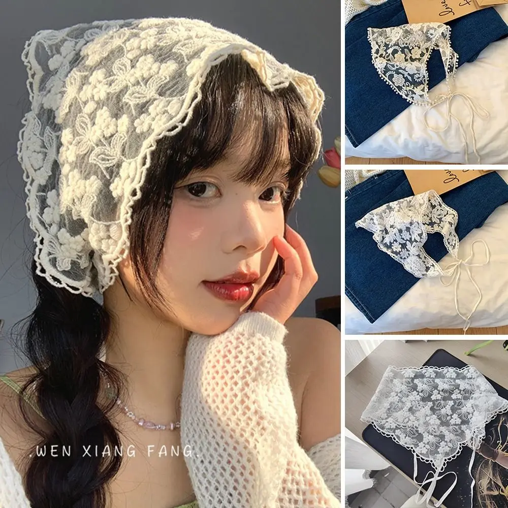 Lace Kerchief Floral Print Hair Scarf Fashion Bohemia Bandana Hair Band Sun Protection Headscarf Hair Accessories
Lace Kerchief Floral Print Hair Scarf Fashion Bohemia Bandana Hair Band Sun Protection Headscarf Hair Accessories