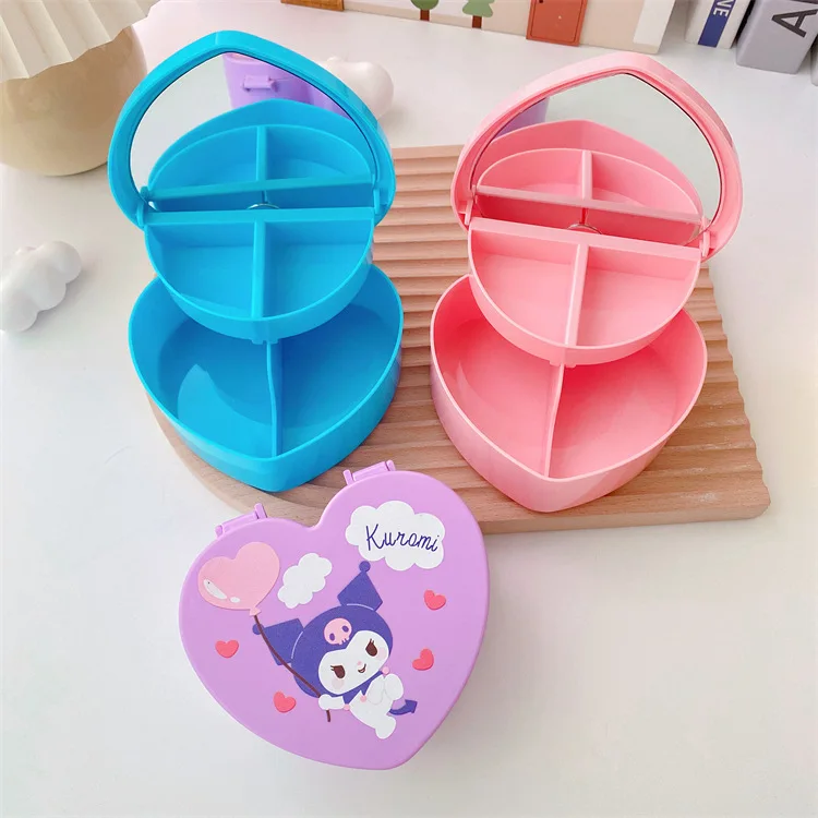 Sanrio Plastic Jewel Case Hello Kitty Storage Box Necklace Earring Pills Organizer Nail Bead Transparent Partition Birthday Gift
Sanrio Plastic Jewel Case Hello Kitty Storage Box Necklace Earring Pills Organizer Nail Bead Transparent Partition Birthday Gift