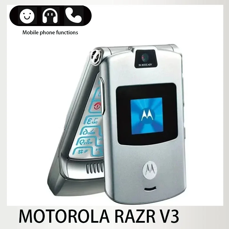 Brand new original refurbished Motorola RAZR V3 90% unlocked flip Bluetooth mobile phone GSM 850/900/1800/1900 mobile phone
Brand new original refurbished Motorola RAZR V3 90% unlocked flip Bluetooth mobile phone GSM 850/900/1800/1900 mobile phone