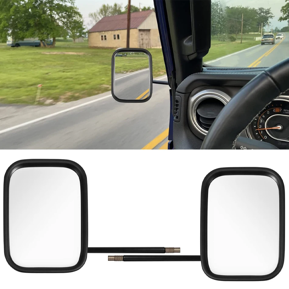 

TM Doors off Mirrors Side View Mirrors For Jeep Wrangler JL Sports Sahara Freedom Rubicon Unlimited Gladiator JT 2018 - 2022