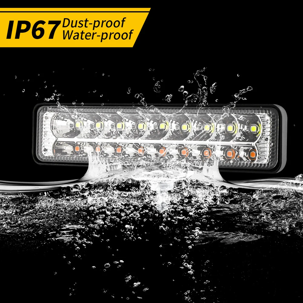 LED Work Light Bar Driving Lamp Portable Waterproof LED Flood Lights for Outdoor Camping Hiking Emergency Car SUV Boat Bar Truck
LED Work Light Bar Driving Lamp Portable Waterproof LED Flood Lights for Outdoor Camping Hiking Emergency Car SUV Boat Bar Truck