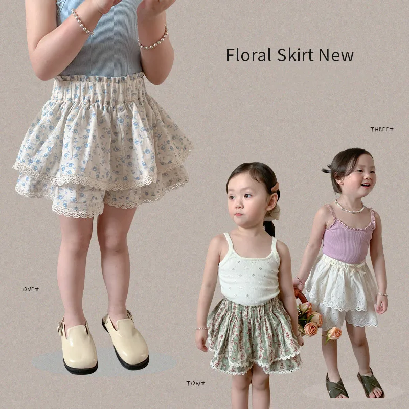 Flora Lace Kids Skirts Shorts For Girls Summer Children's Korea Girl Pants Short Skirts 2023
Flora Lace Kids Skirts Shorts For Girls Summer Children's Korea Girl Pants Short Skirts 2023