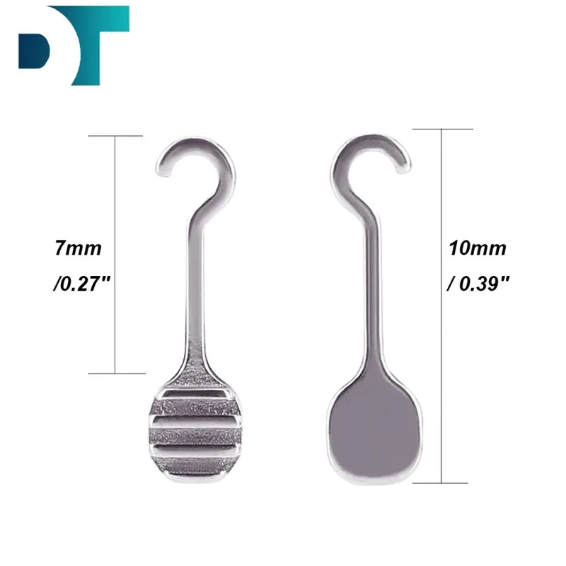 10Pcs/Pack Dental Bondable Crimpable Long Hooks Orthodontic Multi-Function Long Hook Arms Brackets Ortho Lingual Buttons Hook
10Pcs/Pack Dental Bondable Crimpable Long Hooks Orthodontic Multi-Function Long Hook Arms Brackets Ortho Lingual Buttons Hook