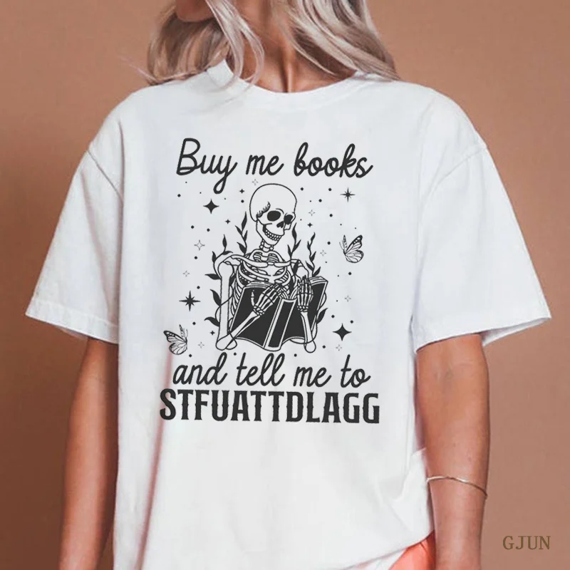 Women Harajuku Tshirt Book Lover Print Graphic T Shirts Short Sleeve Tee Tops Summer Casual Loose T-Shirts Female Clothes
Women Harajuku Tshirt Book Lover Print Graphic T Shirts Short Sleeve Tee Tops Summer Casual Loose T-Shirts Female Clothes
