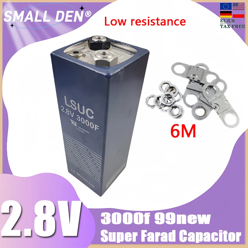 1-24 PCS 2.8v 3000f Super Farad Battery Pack Capacitor DIY 48V 24V 12V Car Audio LS Super Capacitor EU/USA Duty Free
1-24 PCS 2.8v 3000f Super Farad Battery Pack Capacitor DIY 48V 24V 12V Car Audio LS Super Capacitor EU/USA Duty Free