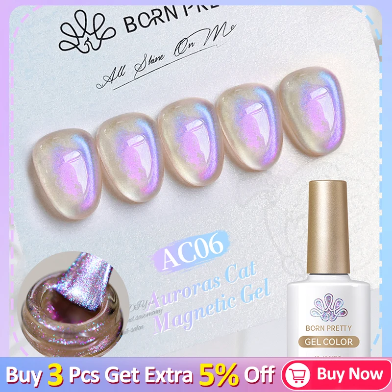 BORN PRETTY 10ml Auroras Purple Cat Magnetic Gel Nail Polish Semi Permanent Glimmer Fairy Crystal Magnetic Gel Polish for Summer 
BORN PRETTY 10ml Auroras Purple Cat Magnetic Gel Nail Polish Semi Permanent Glimmer Fairy Crystal Magnetic Gel Polish for Summer