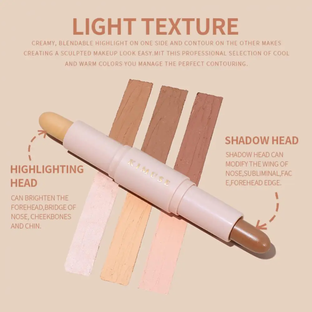Double Head Repair Stick Natural Brighten Body Face Shadow Facial Highlight Shadow Concealer Contouring Pencil Makeup Cosmetics
Double Head Repair Stick Natural Brighten Body Face Shadow Facial Highlight Shadow Concealer Contouring Pencil Makeup Cosmetics