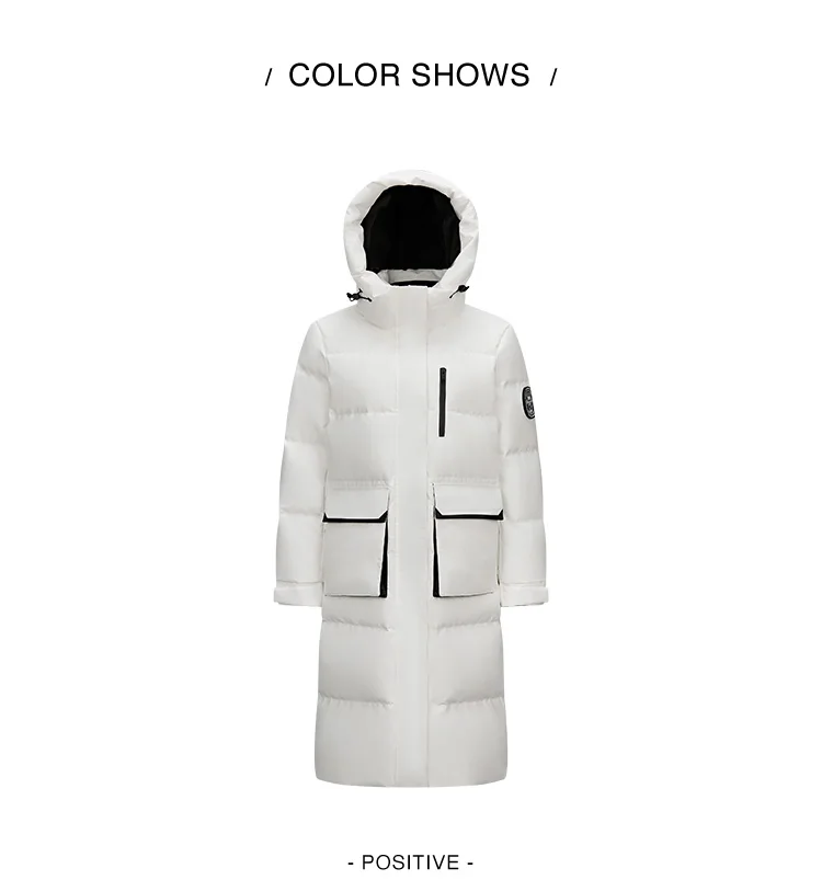 Semir Long Down Jacket 2024 Winter New Windproof Warm Loose Casual Jacket Semir Long Down Jacket 2024 Winter New Windproof Warm Loose Casual Jacket