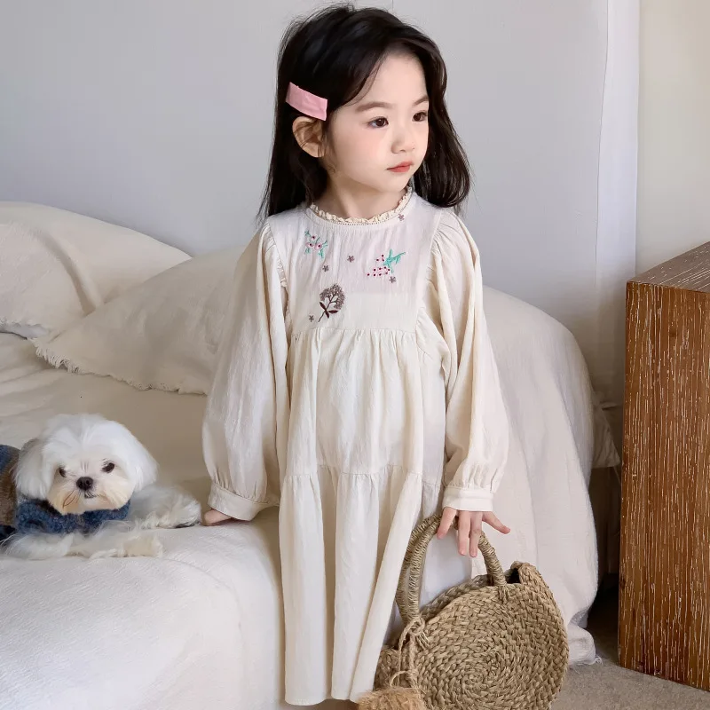 baby girl clothes baby girls dress kids dress Long sleeved embroidered princess dress
baby girl clothes baby girls dress kids dress Long sleeved embroidered princess dress