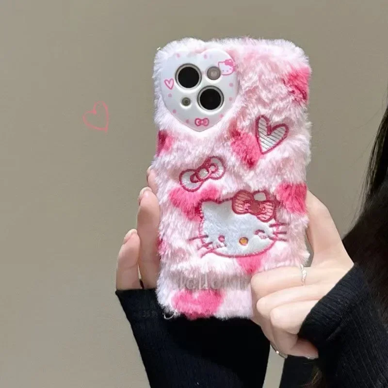 Милые Плюшевые Чехлы для мобильных телефонов Sanrio Hello Kitty в стиле аниме Моя Мелодия для IPhone 12 13 14 15pro Max защитный чехол
Милые Плюшевые Чехлы для мобильных телефонов Sanrio Hello Kitty в стиле аниме Моя Мелодия для IPhone 12 13 14 15pro Max защитный чехол