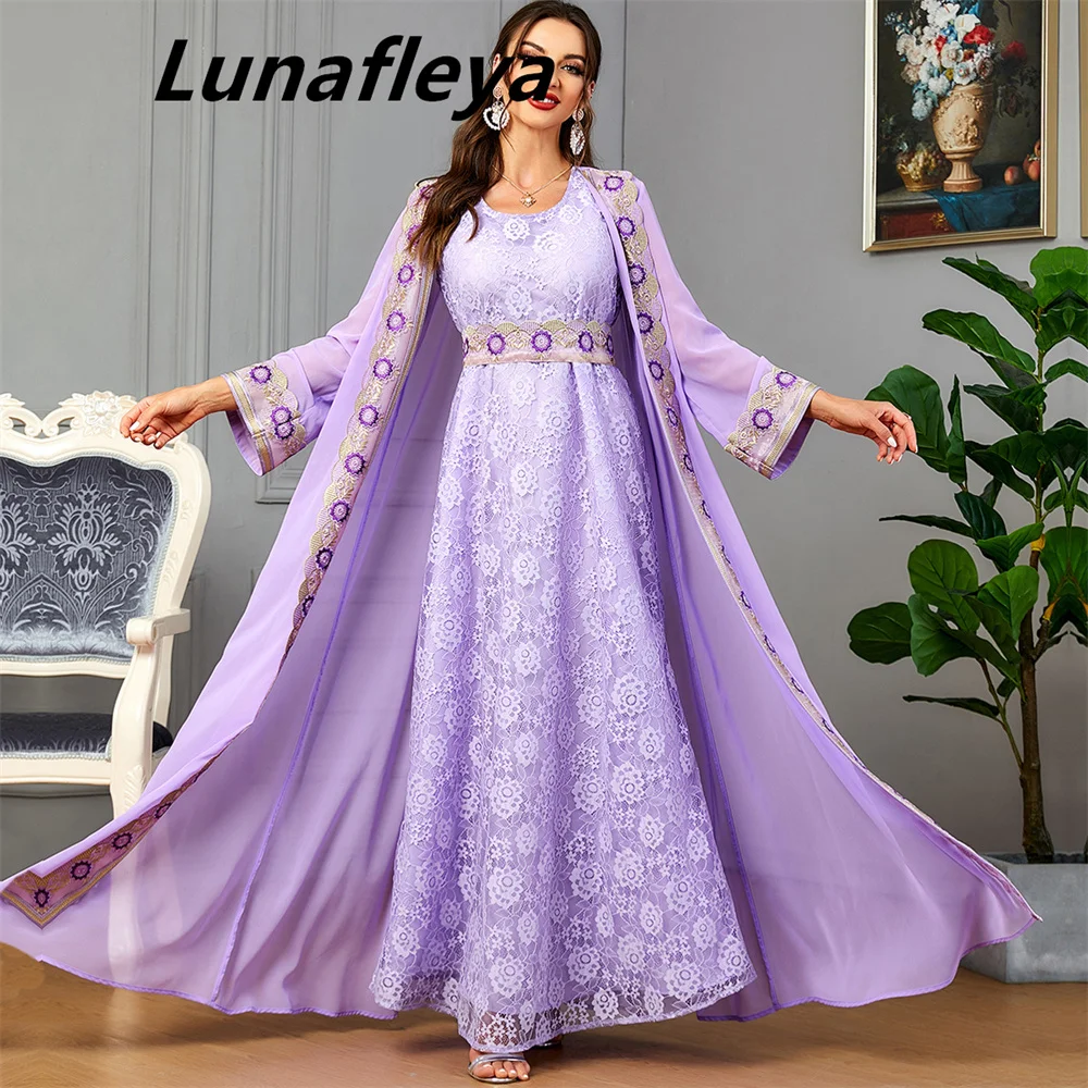 LUNAFLEYA Elegant Muslim Formal Dress V-Neck Long Sleeves Party Dress Evening Dress Floor-Length Prom Dress Saudi Arabia 2024
LUNAFLEYA Elegant Muslim Formal Dress V-Neck Long Sleeves Party Dress Evening Dress Floor-Length Prom Dress Saudi Arabia 2024