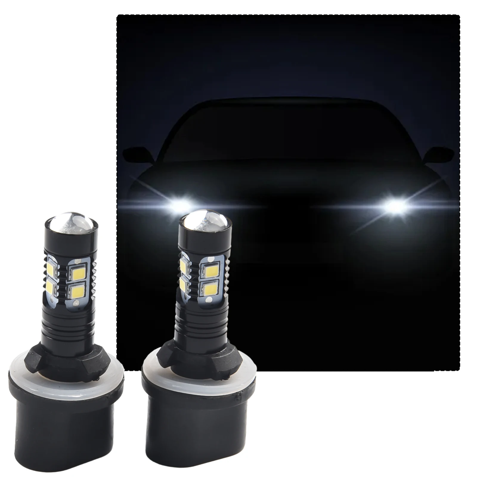1 Pair 12V LED Fog Light Bulb DRL 6000K White High Power 880 890 892 893 899 Aluminum Alloy Fog Lamp Universal Car Lights
1 Pair 12V LED Fog Light Bulb DRL 6000K White High Power 880 890 892 893 899 Aluminum Alloy Fog Lamp Universal Car Lights