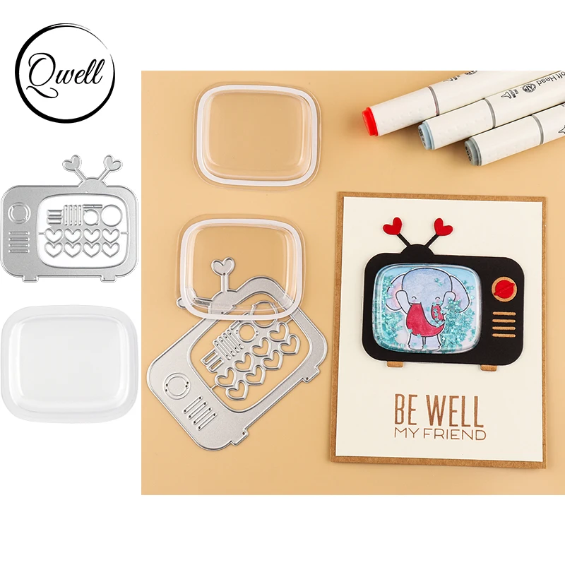 QWELL 10pcs/set Cartoon Television Dimensional Shaker Domes and Cutting Dies for DIY Shaker Cards Scapbooking Craft 2022 New
QWELL 10pcs/set Cartoon Television Dimensional Shaker Domes and Cutting Dies for DIY Shaker Cards Scapbooking Craft 2022 New