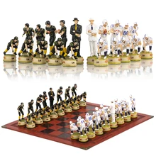 Rugby Theme Chess Resin Board Game Toy Table Luxury Knight Collection Gift with Board Chess Painted Character Style Chess Pieces
Rugby Theme Chess Resin Board Game Toy Table Luxury Knight Collection Gift with Board Chess Painted Character Style Chess Pieces