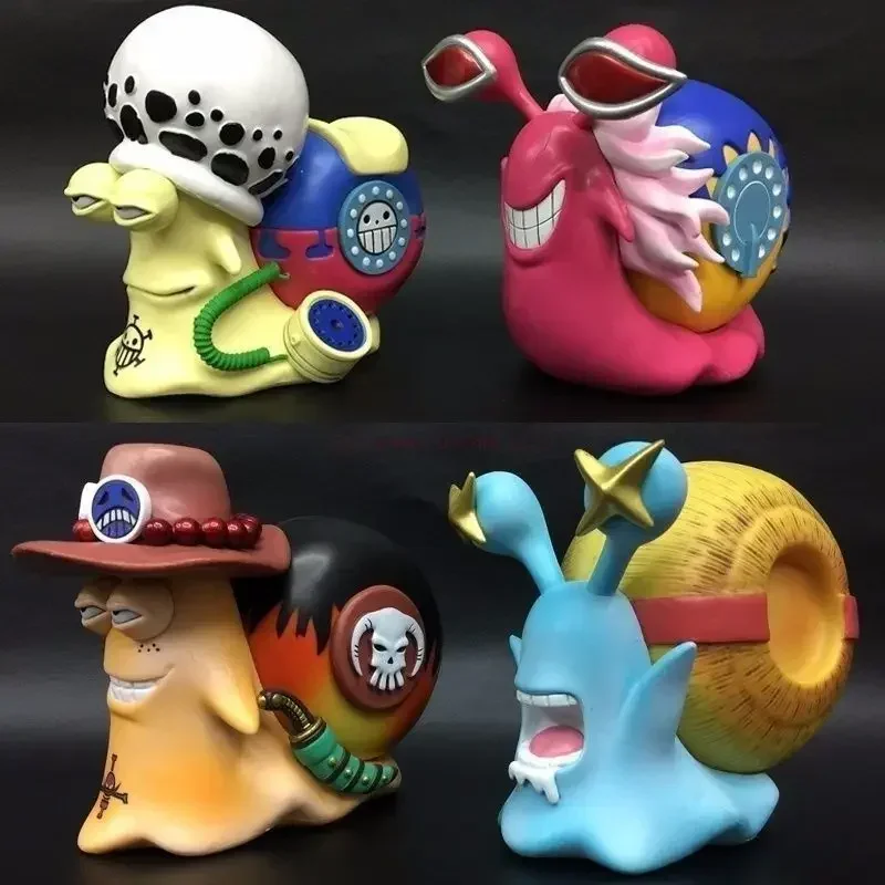 Новинка Аниме One Piece Den Mushi фигурка Luffy Doflamingo Law Ace Телефон экшн-фигурки улитки ПВХ модель подарок для детей игрушка
Новинка Аниме One Piece Den Mushi фигурка Luffy Doflamingo Law Ace Телефон экшн-фигурки улитки ПВХ модель подарок для детей игрушка