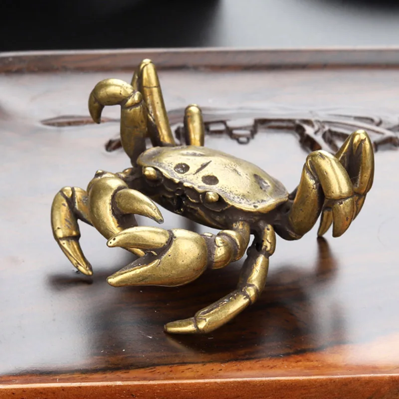 Solid Brass Crab Small Statue Ornaments Copper Handmade Antique Animal Miniature Figurines Office Desk Decorations Home Decor
Solid Brass Crab Small Statue Ornaments Copper Handmade Antique Animal Miniature Figurines Office Desk Decorations Home Decor