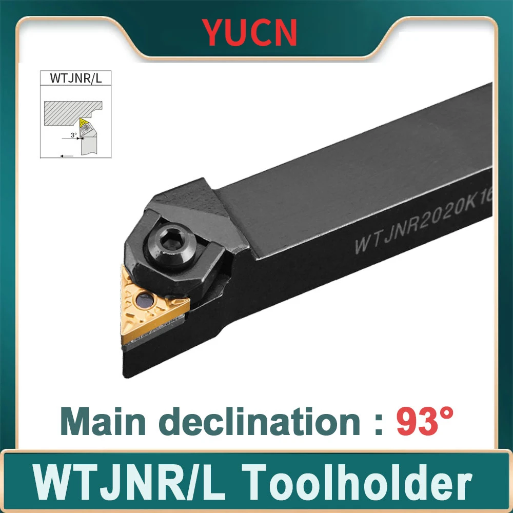 1pc WTJNR2020K16 WTJNR 1616H16 WTJNR2525M16 External Triangul Turning Tool Holder TNMG Carbide Inserts Lathe Cutting Tools Set
1pc WTJNR2020K16 WTJNR 1616H16 WTJNR2525M16 External Triangul Turning Tool Holder TNMG Carbide Inserts Lathe Cutting Tools Set