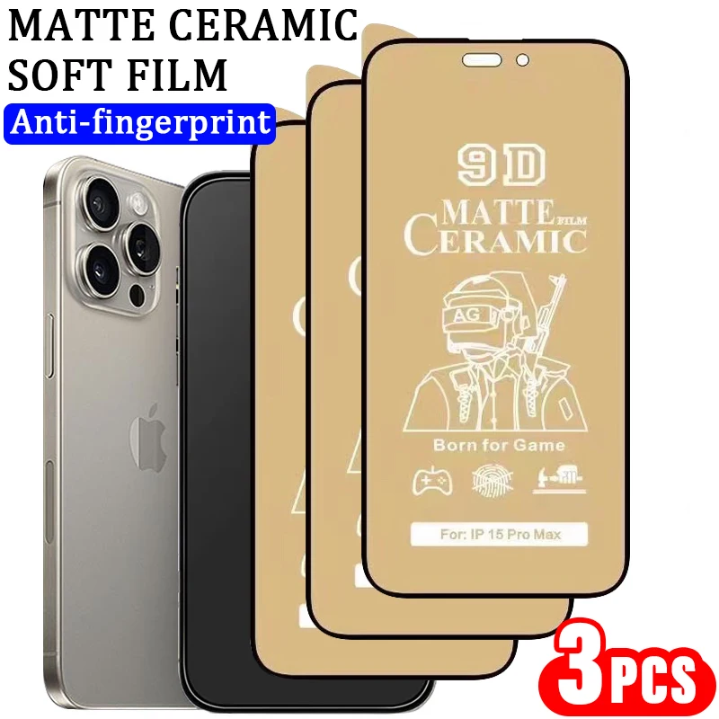 1-3 шт. Мягкая матовая керамическая пленка для iPhone 15 14 13 12 Pro Max, Защита экрана для iPhone 115 Pro Max, небьющаяся не стеклянная пленка
1-3 шт. Мягкая матовая керамическая пленка для iPhone 15 14 13 12 Pro Max, Защита экрана для iPhone 115 Pro Max, небьющаяся не стеклянная пленка