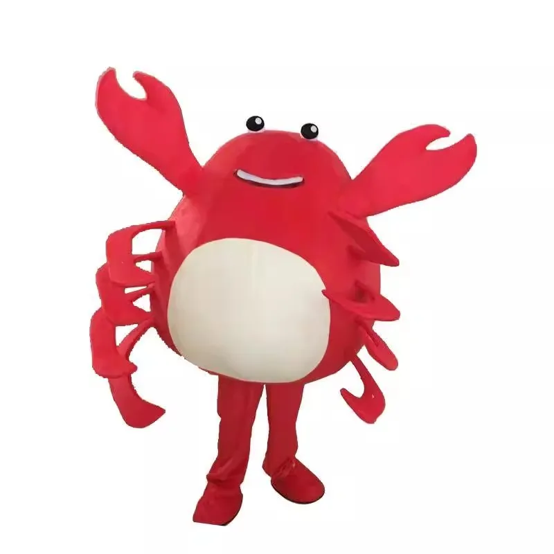 

Red Crab Mascot Costumes Make EVA Material Unisex Cartoon Apparel Cosplay Custom Made Adult Size Fancy Dress Carnival Party