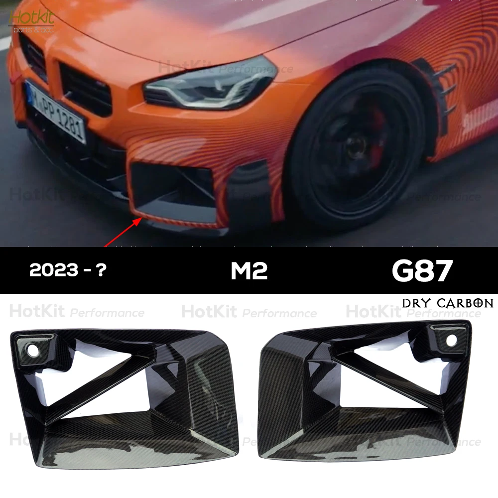 

Autoclave Prepreg Dry Carbon Fiber G87 M2 Front Bumper Vent Trim Fog Lamp Case M.Perform Style for BMW 2023 -  M2 2-Door Coupe