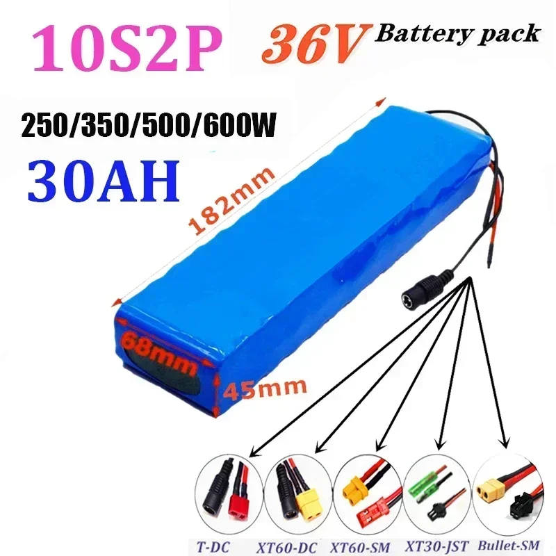 36V 30Ah 10S2P Battery ebike battery pack 18650 Li-Ion Battery 500W High Power and Capacity 42V Motorcycle Scooter
36V 30Ah 10S2P Battery ebike battery pack 18650 Li-Ion Battery 500W High Power and Capacity 42V Motorcycle Scooter