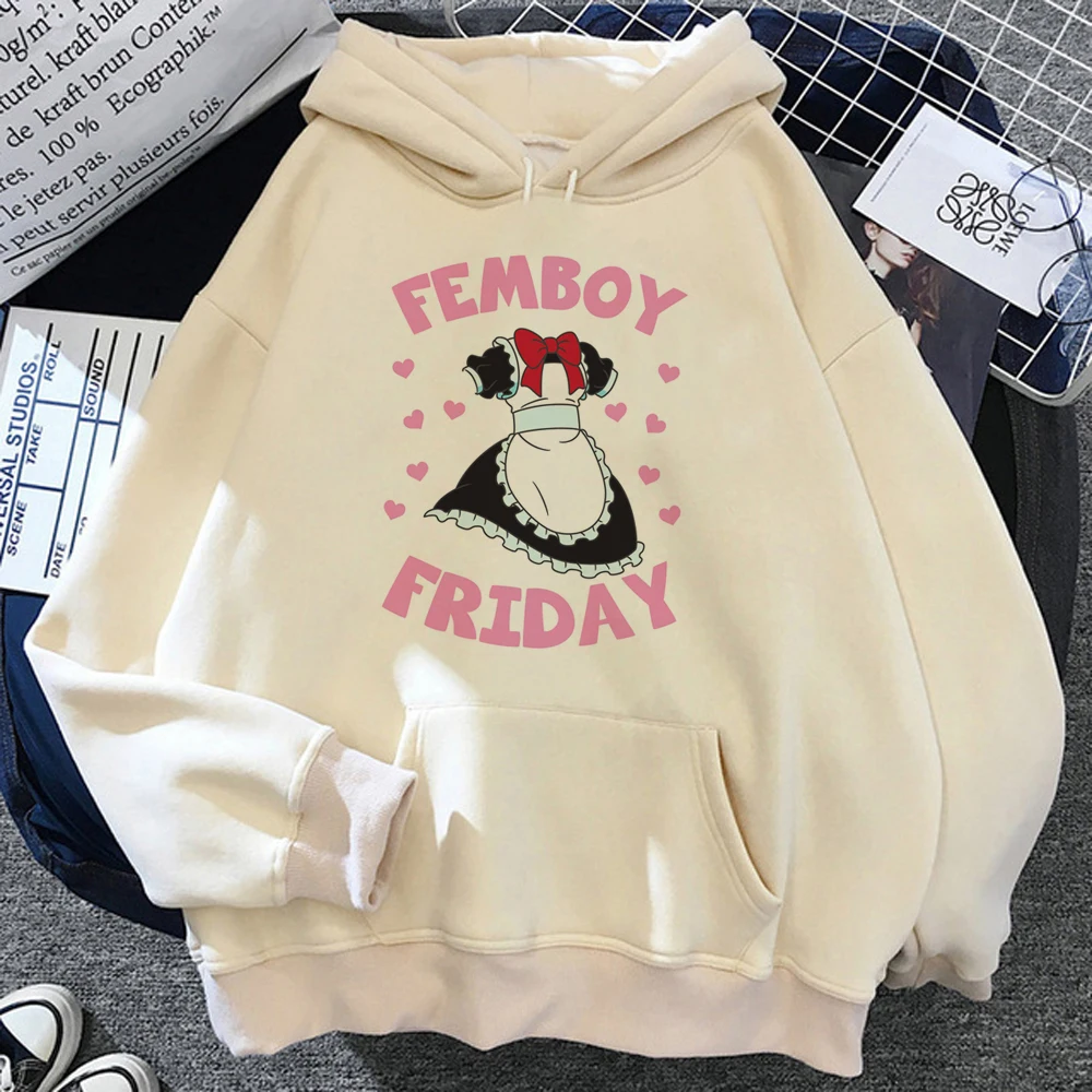 Femboy hoodies women japanese harajuku 90s vintage Hooded Shirt female Korean style pulls
Femboy hoodies women japanese harajuku 90s vintage Hooded Shirt female Korean style pulls