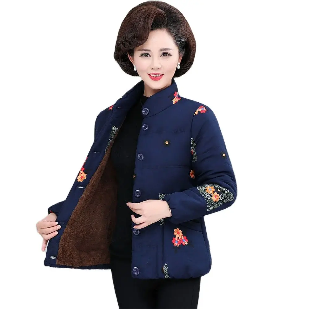 Winter Velvet Middle-aged And Elderly Clothes Women's Short Style Autumn And Warm Cotton
Winter Velvet Middle-aged And Elderly Clothes Women's Short Style Autumn And Warm Cotton
