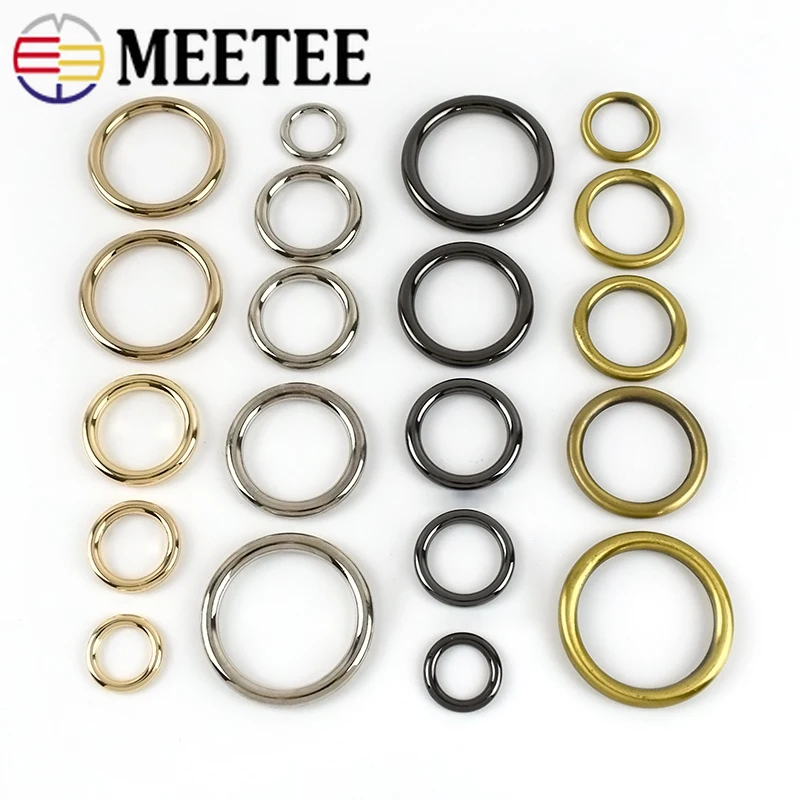 Металлические уплотнительные кольца Meetee, 5 шт., пряжки 15/19/25/32/38/50 мм, соединительные застежки для ремешка сумки, пряжки для брелока, фурнитура «сделай сам» для багажа
Металлические уплотнительные кольца Meetee, 5 шт., пряжки 15/19/25/32/38/50 мм, соединительные застежки для ремешка сумки, пряжки для брелока, фурнитура «сделай сам» для багажа