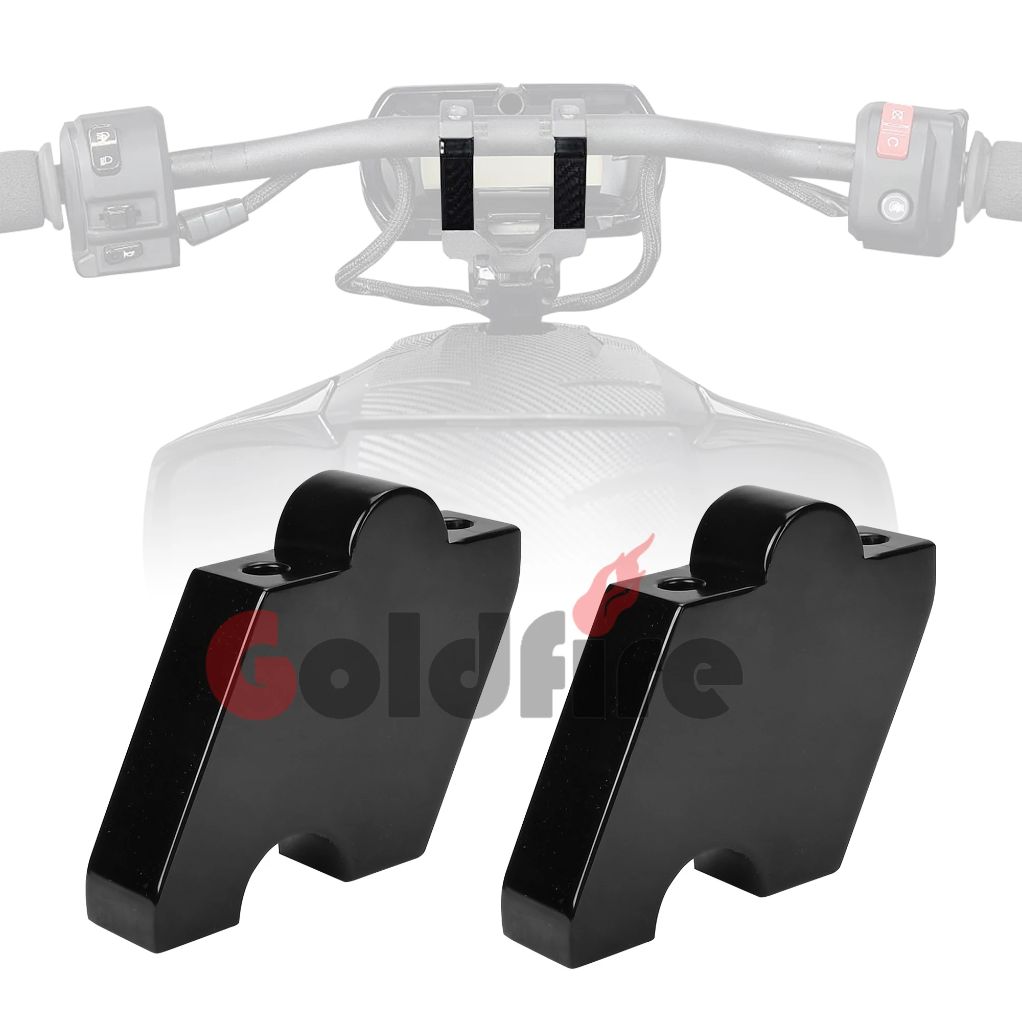 Motorcycle 2" Height Adjuster Billet Handlebar Riser Clamps 7/8" Handlebar Stand For 2019-2023 Can-Am Rykers/Rally Edition/Sport
Motorcycle 2" Height Adjuster Billet Handlebar Riser Clamps 7/8" Handlebar Stand For 2019-2023 Can-Am Rykers/Rally Edition/Sport