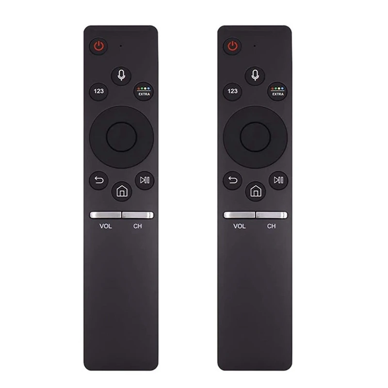 

2X BN59-01242A Remote Control For Samsung TV With Voice Blue-Tooth N55KU7500F UN78KS9800 UN78KS9800F UN78KS9800FXZA