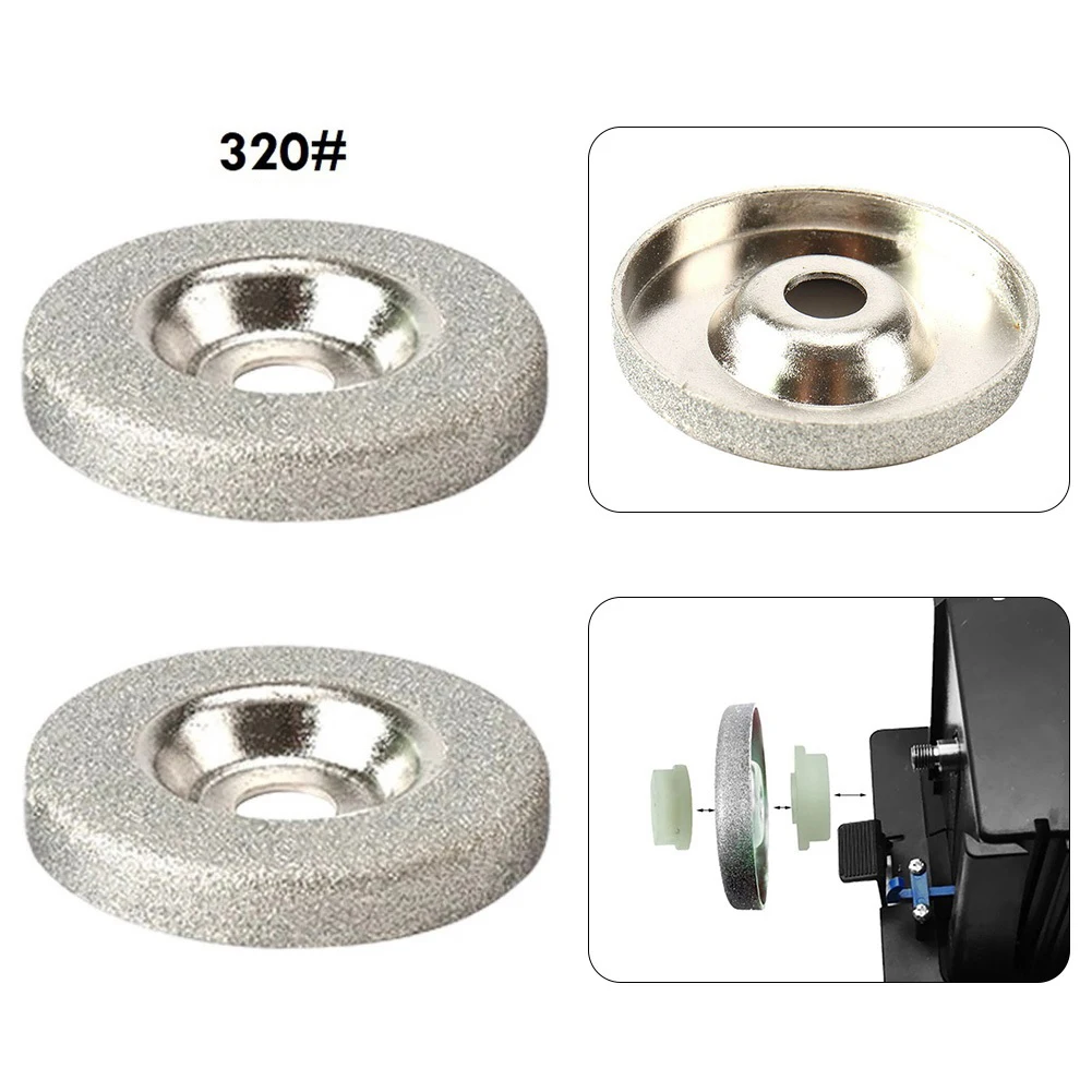 2pcs Grinding Wheel 320 Grit 50mm Accessories Diamond For Electric Sharpener Replacement Spare Parts Brand New
2pcs Grinding Wheel 320 Grit 50mm Accessories Diamond For Electric Sharpener Replacement Spare Parts Brand New
