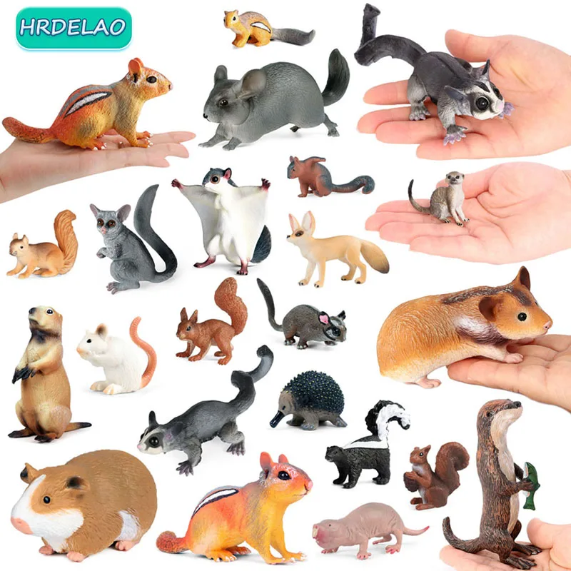 NEW Realistic Wild Forest Animal Mouse Squirrel Action Figures Collection Figurines Educational Collection Gift Toy for Children
NEW Realistic Wild Forest Animal Mouse Squirrel Action Figures Collection Figurines Educational Collection Gift Toy for Children