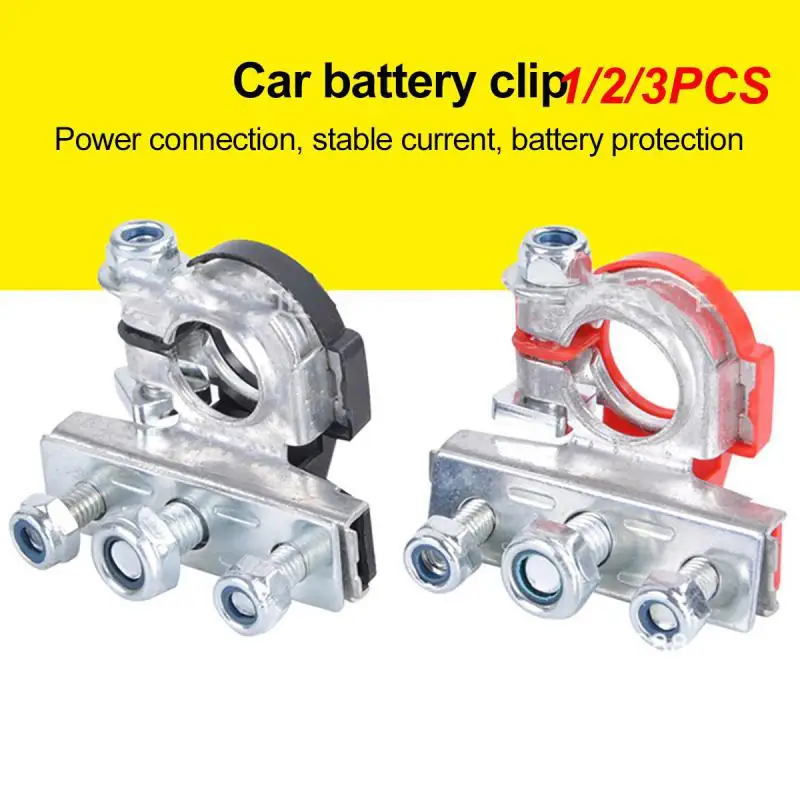 

1/2/3PCS Pair Toolless Quick Disconnect Battery Main Cable Post Terminal Shut-Off Connectors for Car Truck