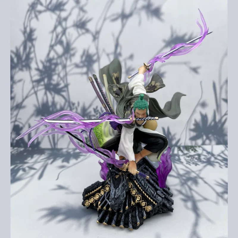 One Piece Action Figure Anime Figure GK Roof Kimono Roronoa Zoro Three-Knife Fighting Skill Anime Model Decorations PVC Toy Gift
One Piece Action Figure Anime Figure GK Roof Kimono Roronoa Zoro Three-Knife Fighting Skill Anime Model Decorations PVC Toy Gift