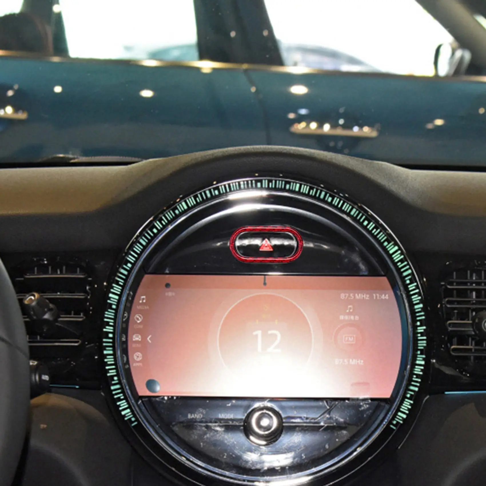 Красное углеродное волокно, интерьер Предупреждение, Обложка для MINI Cooper F55 F56 Countryman F60
Красное углеродное волокно, интерьер Предупреждение, Обложка для MINI Cooper F55 F56 Countryman F60