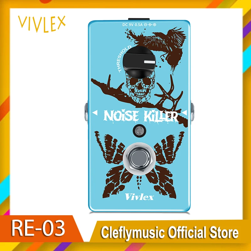 VIVLEX Guitar Noise Kiiler Pedal Noise Suppressor Effector Noise Reducer with Threshold Control Knob for Electric Guitar Bass
VIVLEX Guitar Noise Kiiler Pedal Noise Suppressor Effector Noise Reducer with Threshold Control Knob for Electric Guitar Bass