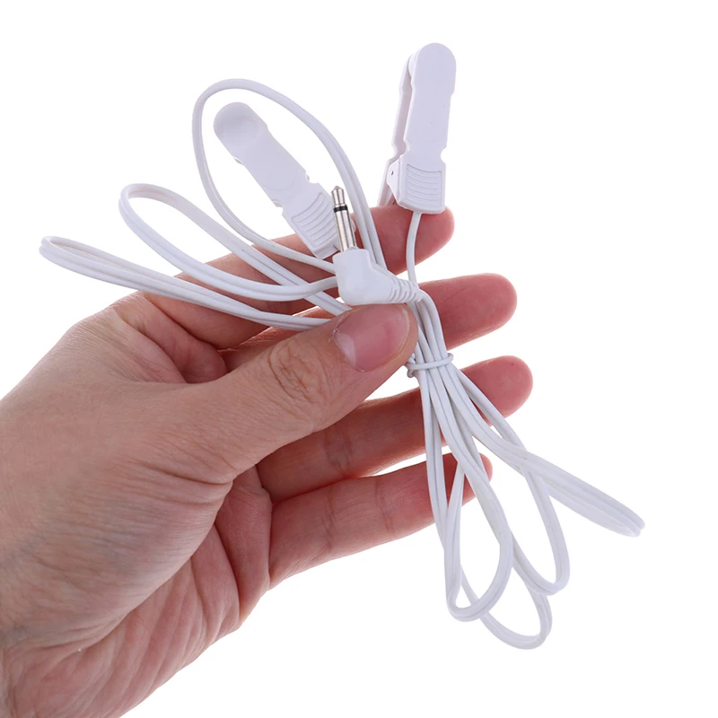 1PCS 3.5mm Plug Electrode Lead Wires Connecting Cables With 2 Ear Clips For Digital TENS Therapy Machine Massager
1PCS 3.5mm Plug Electrode Lead Wires Connecting Cables With 2 Ear Clips For Digital TENS Therapy Machine Massager
