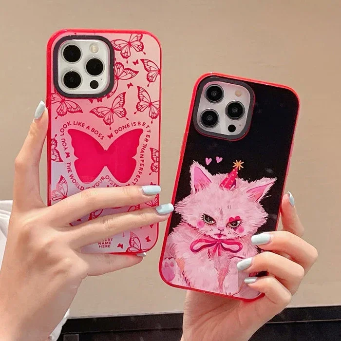 2.0 Version Acrylic Upgrade Border Butterfly Cat Phone Case Cover for IPhone 11 12 13 14 15 Pro Max Case for IPhone 15 Pro Max
2.0 Version Acrylic Upgrade Border Butterfly Cat Phone Case Cover for IPhone 11 12 13 14 15 Pro Max Case for IPhone 15 Pro Max