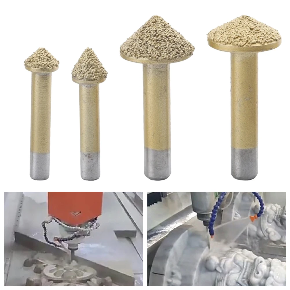1pc Grinding Head CNC Milling Cutter Double Frosted Tapered V-Shaped Marble Stone For Granite Marble Bluestone Carving Tool
1pc Grinding Head CNC Milling Cutter Double Frosted Tapered V-Shaped Marble Stone For Granite Marble Bluestone Carving Tool