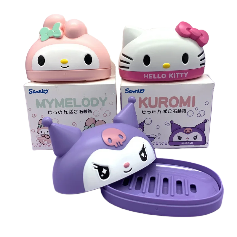 Новинка MINISO мультфильм Sanrio Kuromi Melody трехмерная Коробка для мыла японские милые стеллажи для туалетных принадлежностей
Новинка MINISO мультфильм Sanrio Kuromi Melody трехмерная Коробка для мыла японские милые стеллажи для туалетных принадлежностей