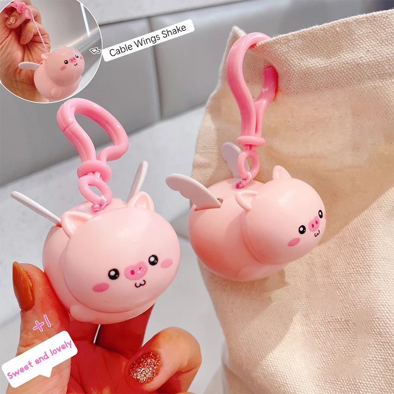 1pc Cartoon Pig Wings Keychain Will Fly Wings Pig Creative Accessories Key Rings Bag Pendant Elastic Stretch Keychain
1pc Cartoon Pig Wings Keychain Will Fly Wings Pig Creative Accessories Key Rings Bag Pendant Elastic Stretch Keychain
