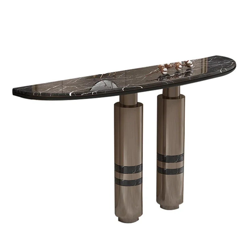 Роскошный итальянский мраморный стол Le в гонконгском стиле для крыльца, подвесной стол для прихожей, перегородки